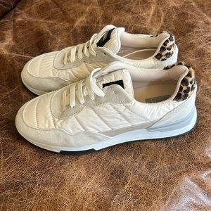 Dolce Vita Cream and Tan Sneakers